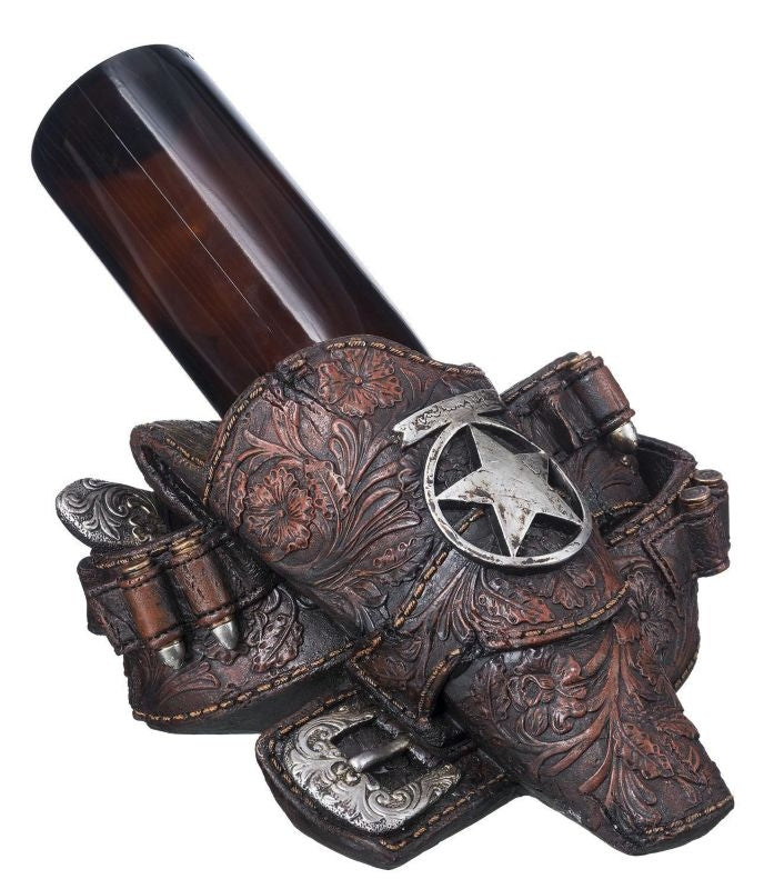 Gunbelt Wine Bottle HolderBk/Wh