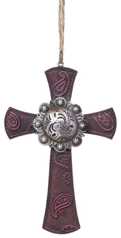 Paisley Concho CrossBk/Wh
