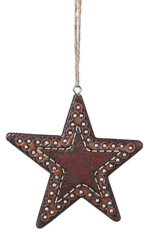 Star/Studs OrnamentBk/Wh