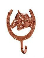 Horse Fare Copper 2 Horse Head Profile Hook