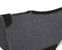 Tucker Round Felt Contour Cut Out Western Pad