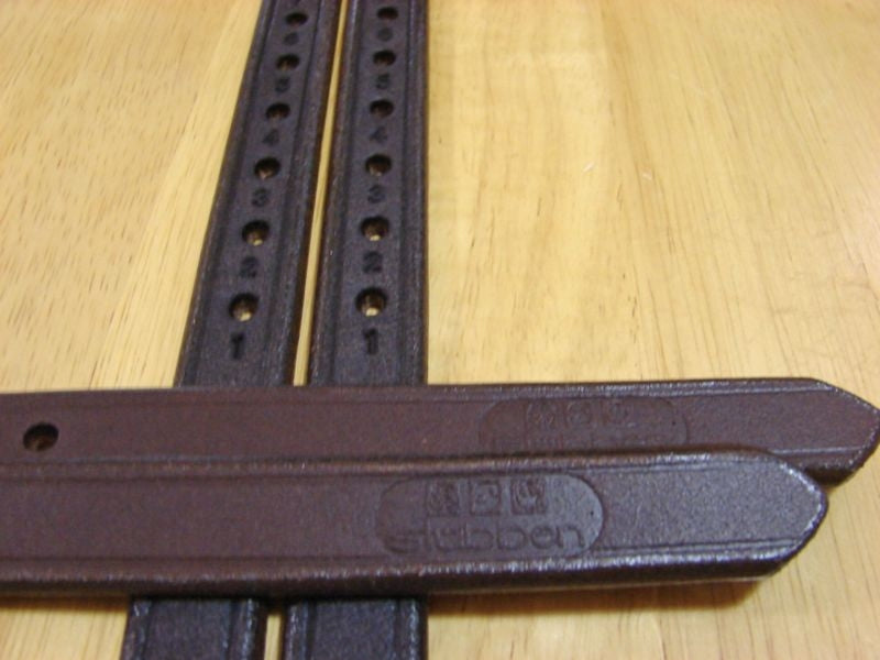 Stubben Cowhide Half Hole Stirrup Leathers