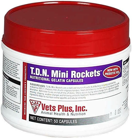 Vets Plus T.D.N. Calf Miniature Rockets 50 Tabs