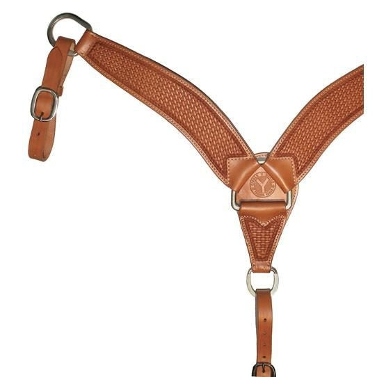 2 3/4 Roper Basketweave Breast Collar 2.75 Br