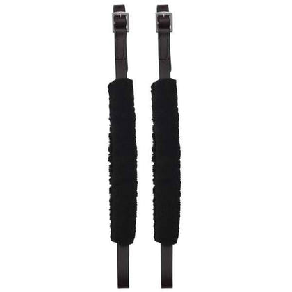 Tucker Stirrup Leathers with Buckle 54 Black