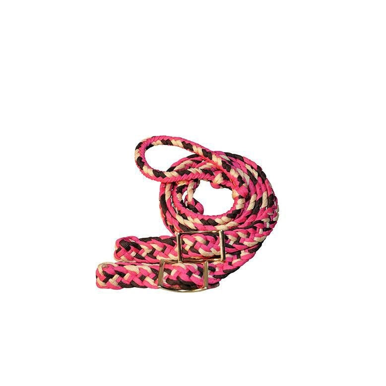 Reinsman Knotted Barrel Rein 3/4 x 8ft Brn