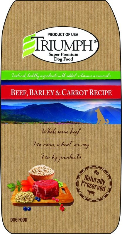 Triumph Beef Barley And Carrot Dog Food 3.5 Lb
