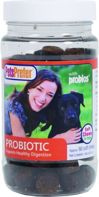 Pets Prefer Probiotic Soft Chews 60 Count