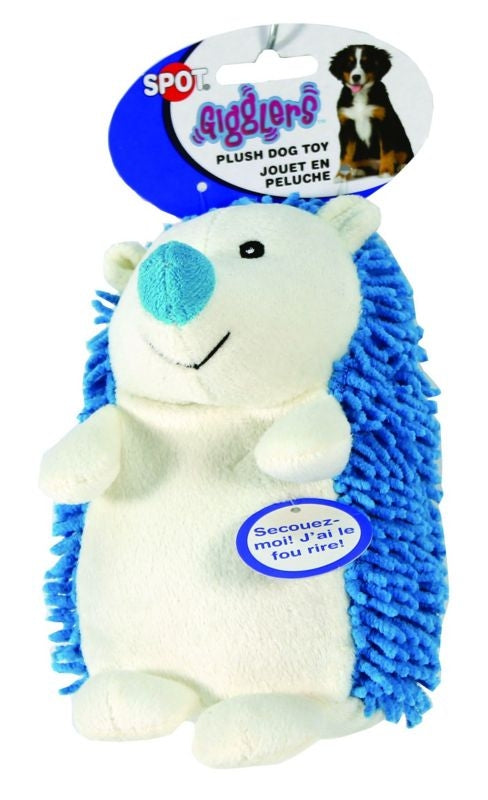 Spot Giggler Plush Hedgehog Dog Toy 12 Assorted