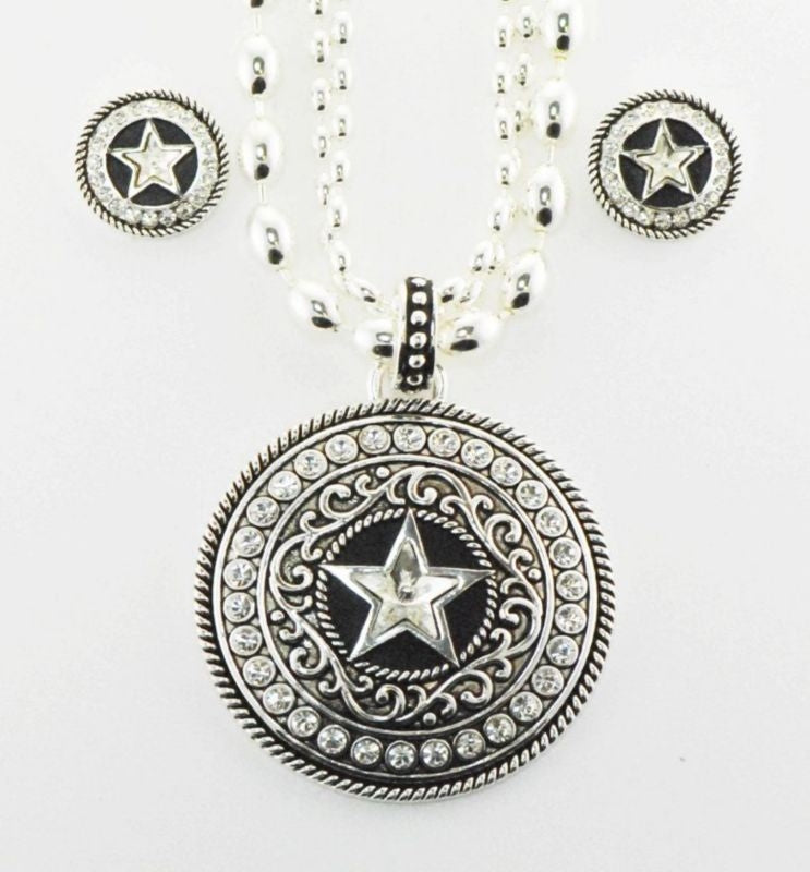 WesternEdge Jewelry Crystal Star Conch Jewlery Set