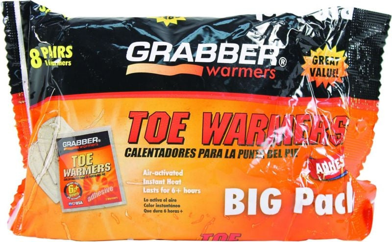 Grabber Toe Warmers Big Pack 8 Pack