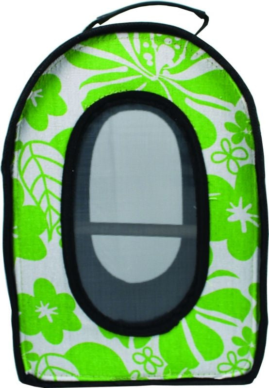 Happy Beaks Soft Sided Bird Travel Carrier SM Blk
