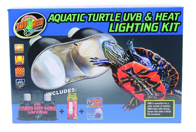 Zoo Med Aquatic Turtle Uvb and Heat Lighting Kit