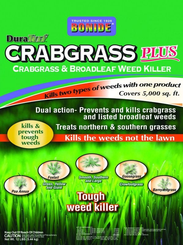 Bonide Duraturf Crabgrass Plus Weed Kill 5000 SqFt