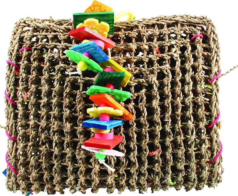 Happy Beaks Vine Mat Forage Pouch Multi