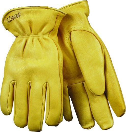 Kinco Lined Grain Deerskin Glove Large Tan