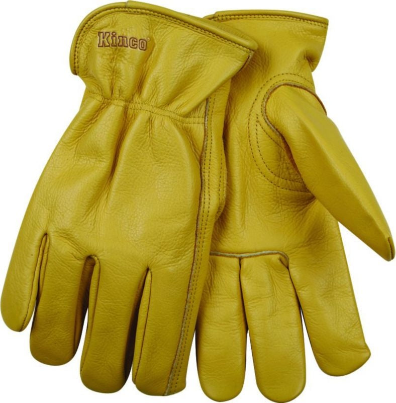 Kinco Unlined Grain Cowhide Driver Glove MD Tan