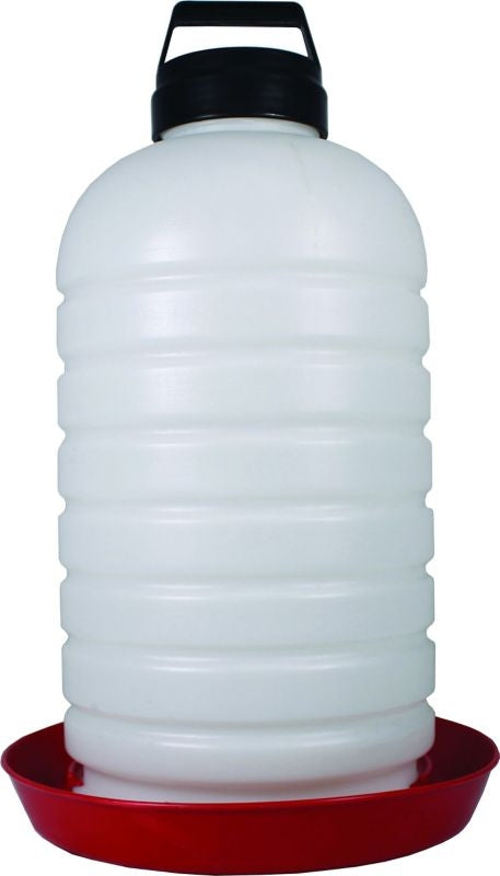 Top Fill Poultry Fountain 7 Gallon Opaque/Red