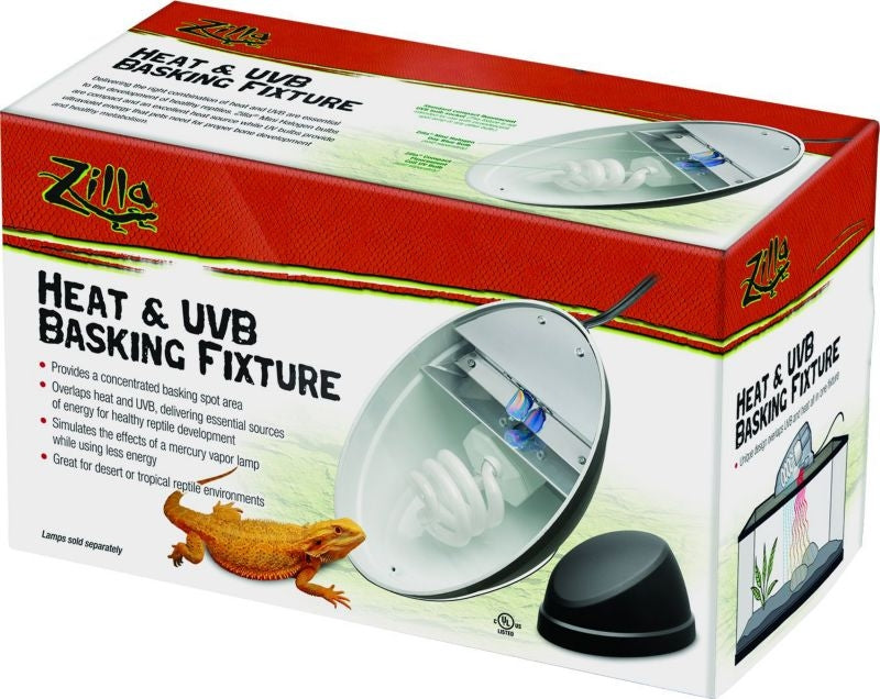 Zilla Heat And Uvb Basking Fixture Brown