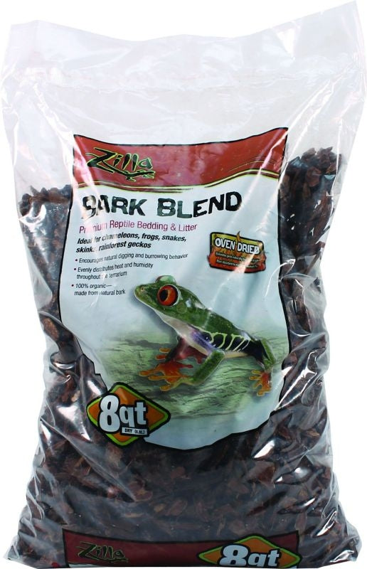 Zilla Bark Blend Reptile Bedding And Litter 8Qt Br