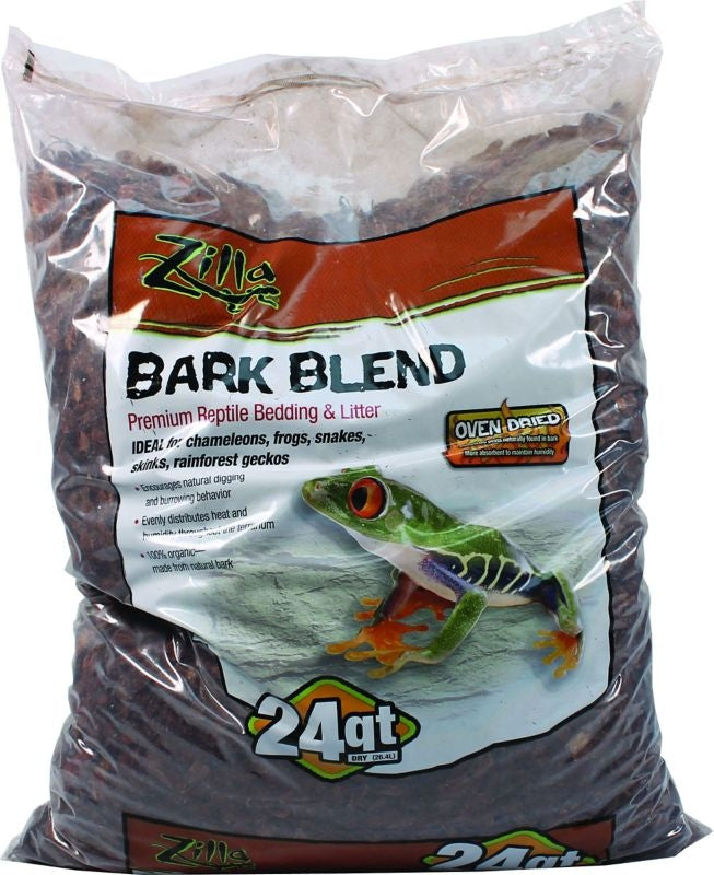 Zilla Bark Blend Reptile Bedding And Litter 8Qt Br
