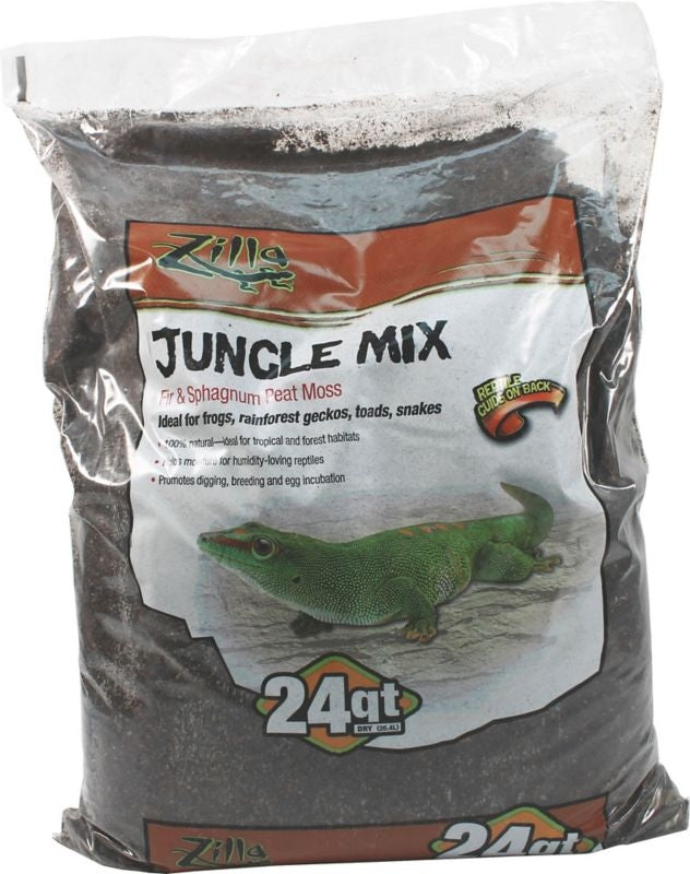 Zilla Bark Blend Reptile Bedding/Litter 24Qt Brown