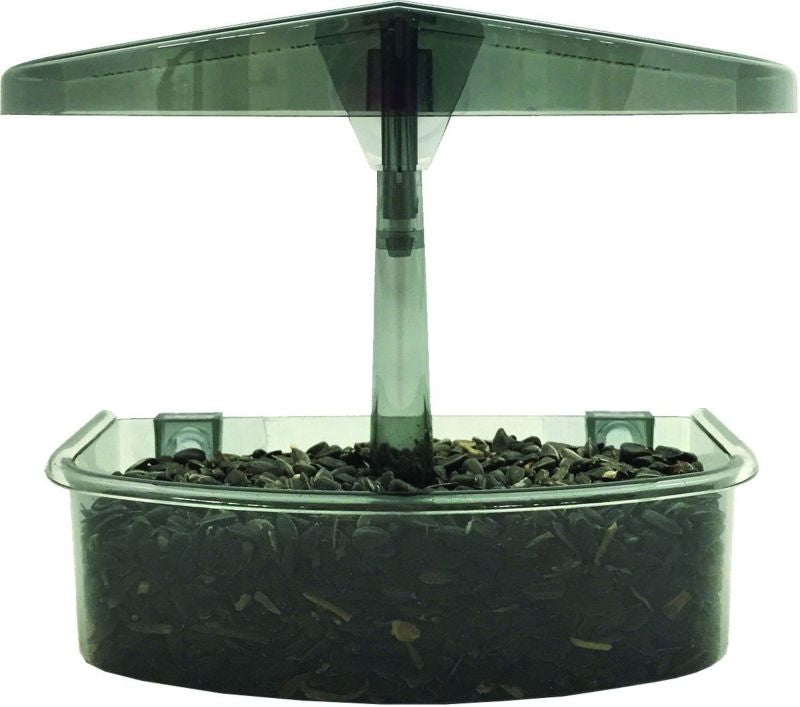 Droll Yankees Observer Window Bird Feeder .5lb Gry
