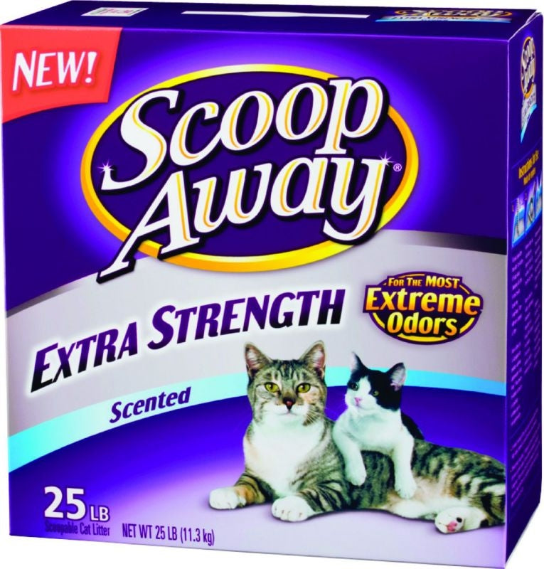 Scoop Away Extra Strength Cat Litter 25 Lb Scented