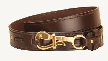 Tory Lthr Pelican Buckle Lthr Belt 28 Havbrass