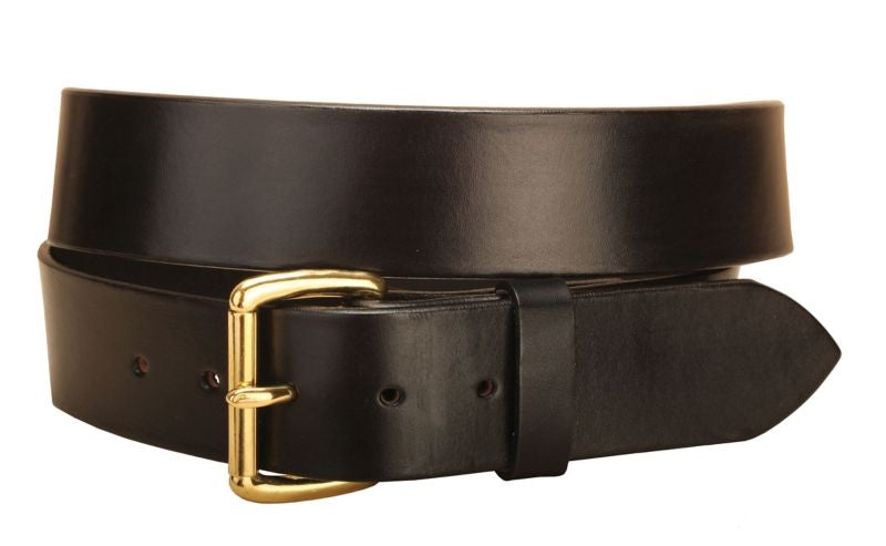 Tory Strap Belt with Roller Buckle Small Bk/Gry