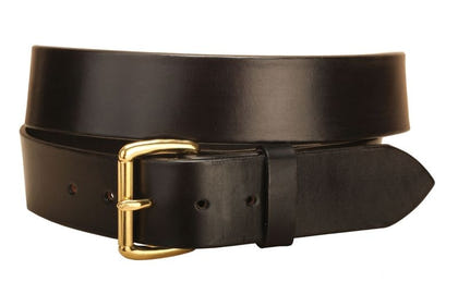 Tory Strap Belt with Roller Buckle Small Bk/Gry