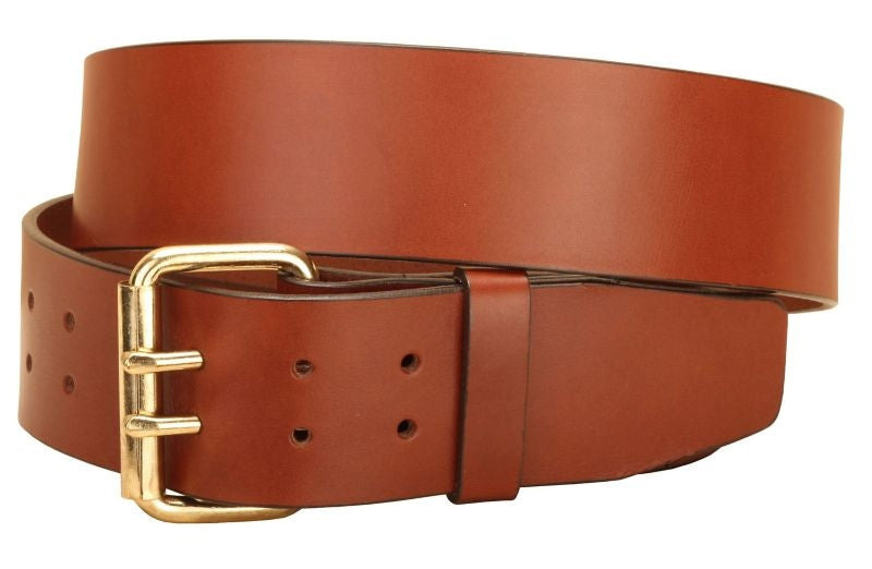 Double Holes/ Double Tongue Buckle Belt S Bk/Gry
