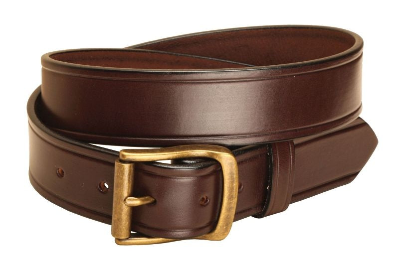 Tory 1 1/2In Plain Belt With Brass Buckle 32 Havana