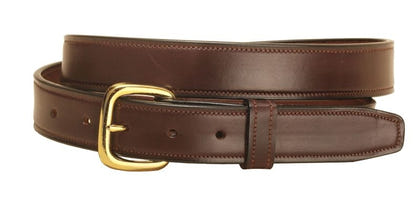 Tory Leather Stitched Leather Belt 30 Black