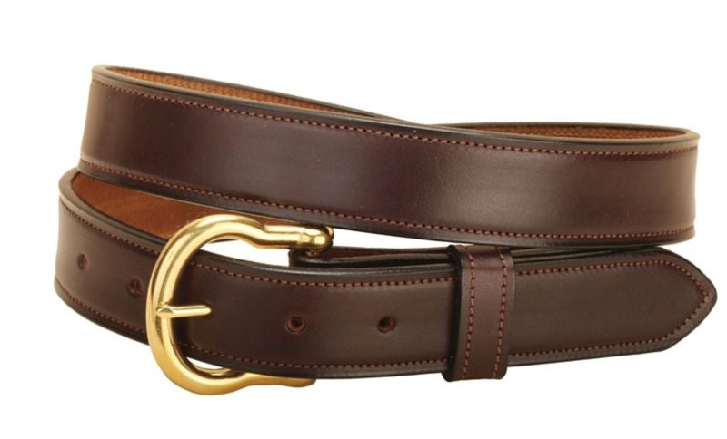 Tory 1-1/4In Double And Stitched Belt 28 Blk/Gry