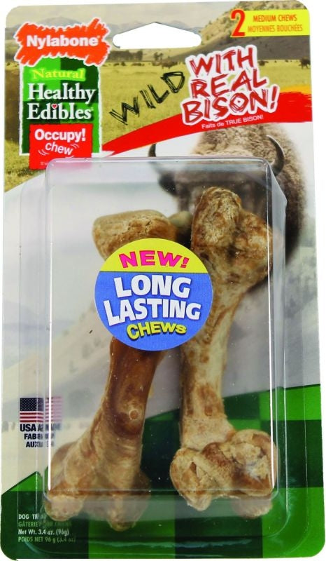 Nylabone Healthy Edibles Wild Bison SM 4 pack