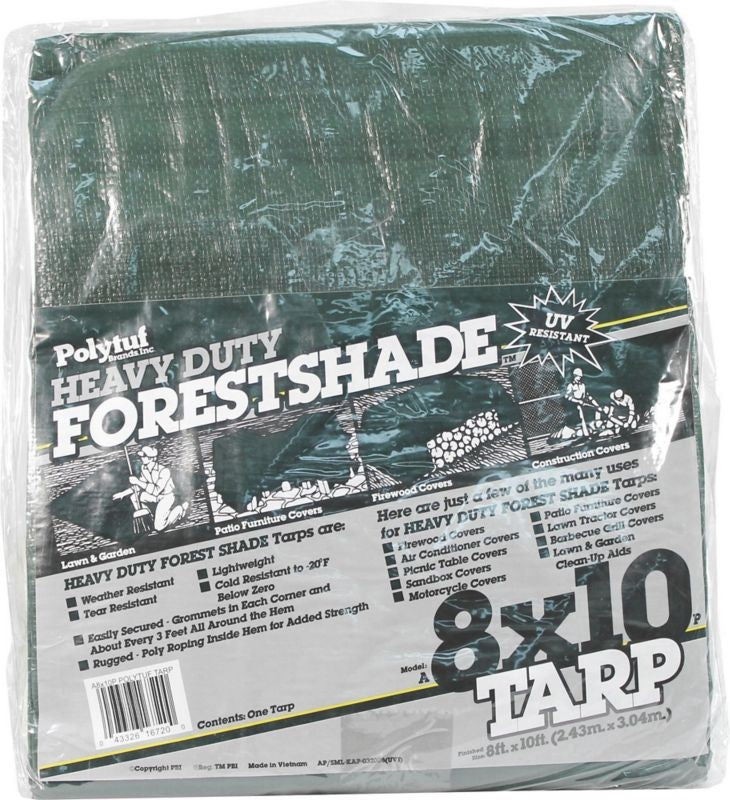 Forestshade Tarps 4.5Oz 6ft X 8ft Green
