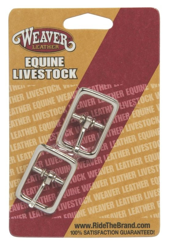 Weaver Z121 Buckle Measures.75 Wide Nickel Plated