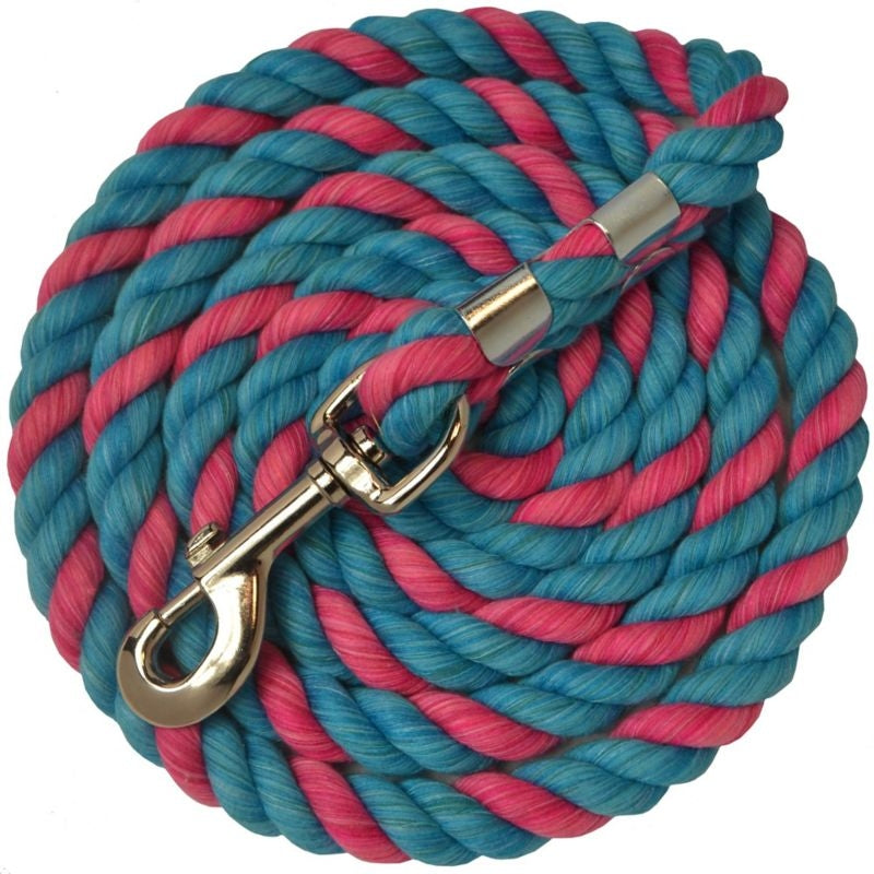 Perrifts Neon Colored Lead 6Ft Turquoise Pink