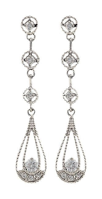 MontanaSilversmiths Three Tiered Raindrop Earring