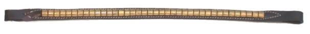 Gatsby Brass Clincher Browband Horse