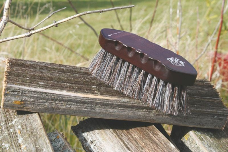 Tail Tamer Wood Series Small Horsehair Brush