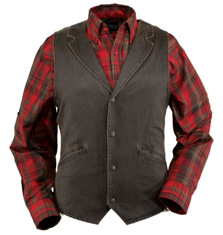 Outback Trading Arkansas Vest Large Brown