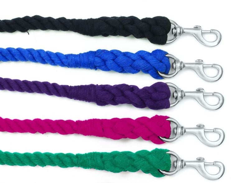 3-Ply Cotton Lead/Chrome Plated Snap 3/4x8 ft Blk