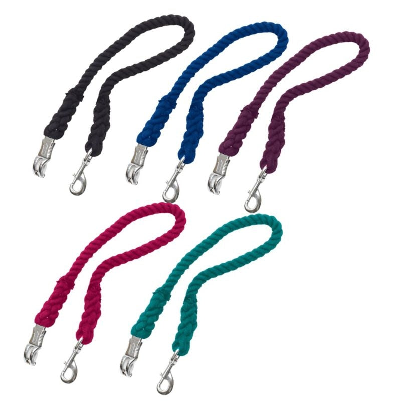 3 Ply Cotton Trailer Tie Black 3/4 X 2.5 Ft