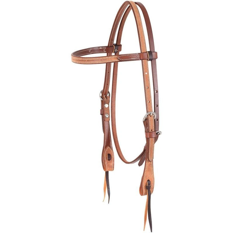 Martin Roughout Browband Headstall Brn