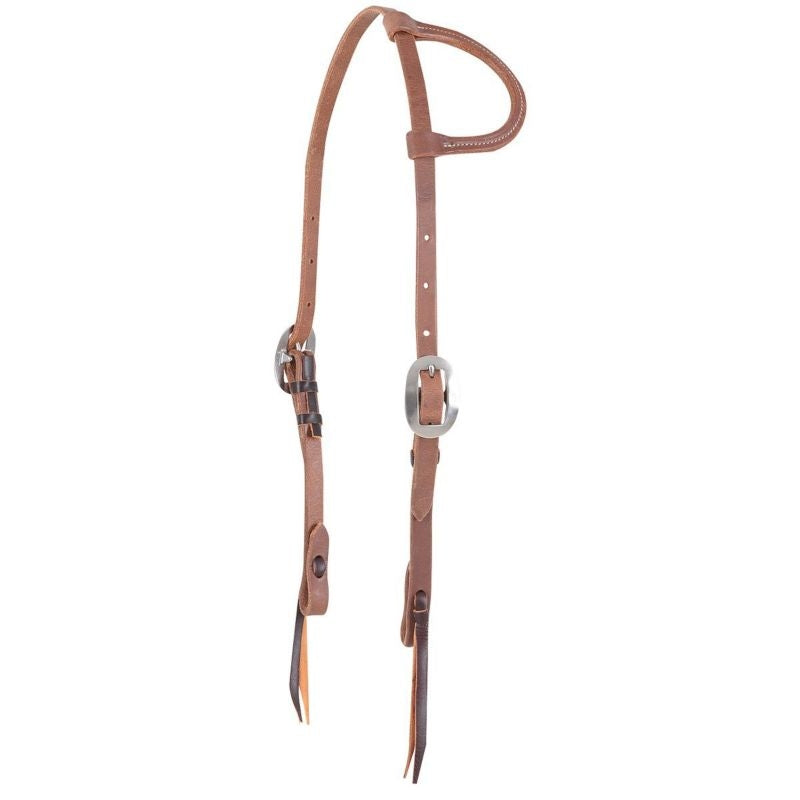 Martin Slip Ear Harness Leather Headstall Brn