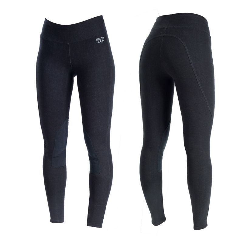 HorZe Spirit Womens Knee Patch Active Tights 22 Bk