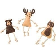 Dura-Fused Leather Forest Dog Toy 14 In Brown