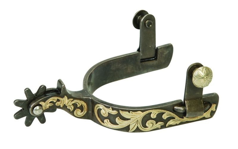 Weaver Ladies Spurs Rowels Floral Accents Ladies
